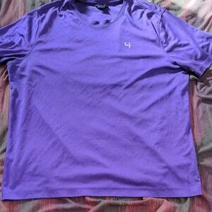 Vibrant Short Par 4 brand Size L Purple Men's Tee